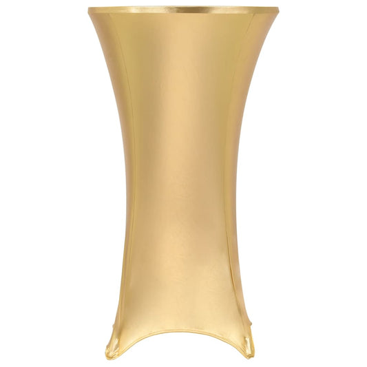 Berkfield 2 pcs Table Covers Stretch 60 cm Gold