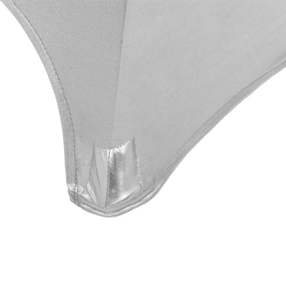Berkfield 2 pcs Table Covers Stretch 70 cm Silver