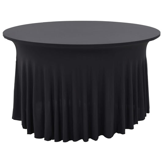 Berkfield 2 pcs Stretch Table Covers with Skirt 120x74 cm Anthracite