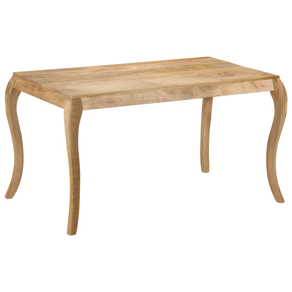 Berkfield Dining Table 135x75x76 cm Solid Mango Wood