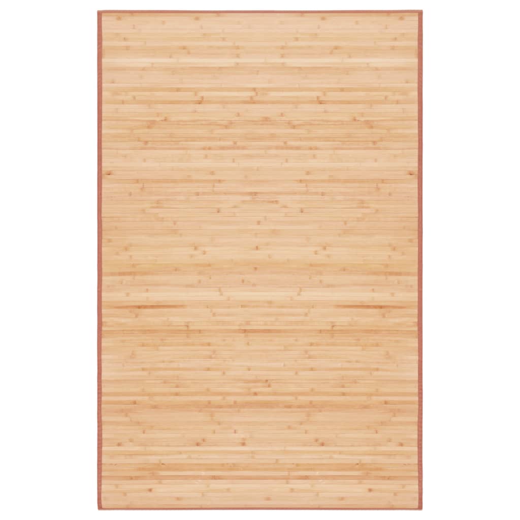 Berkfield Rug Bamboo 100x160 cm Brown
