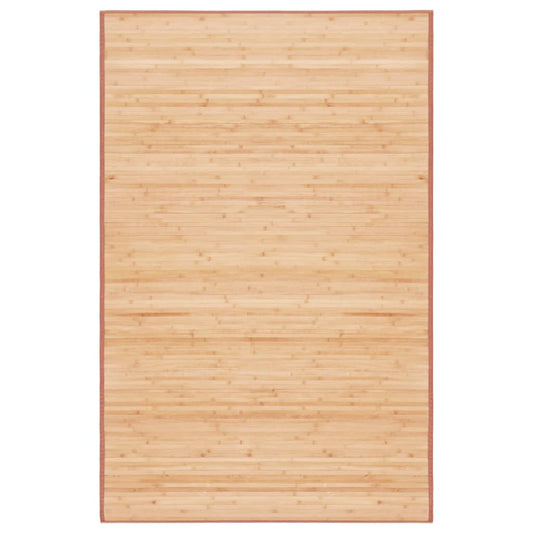 Berkfield Rug Bamboo 100x160 cm Brown