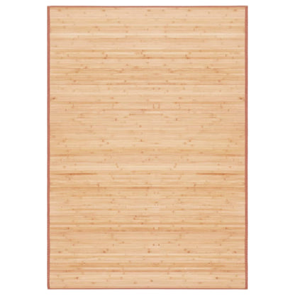 Berkfield Rug Bamboo 120x180 cm Brown