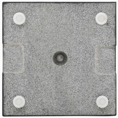 Berkfield Parasol Base Granite 20 kg Square Black