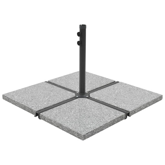 Berkfield Umbrella Weight Plate Granite 25 kg Square Grey