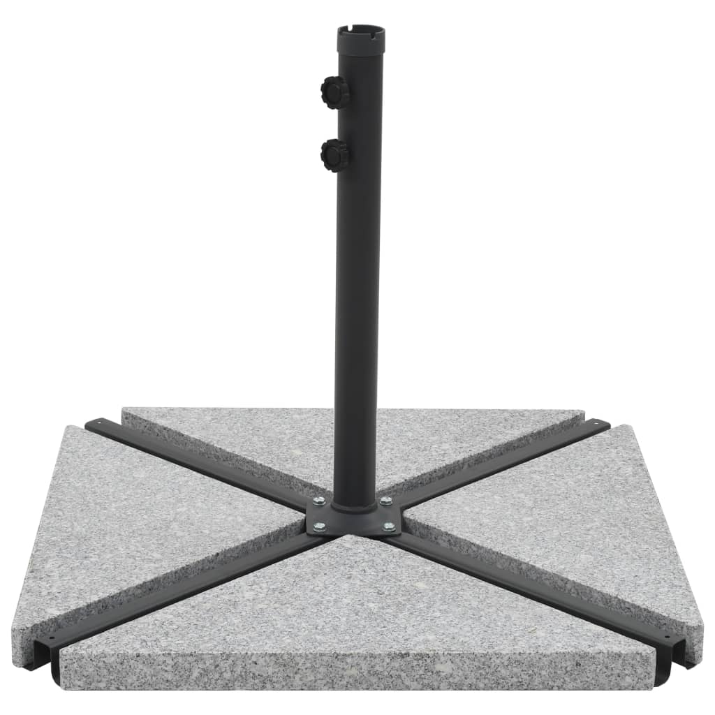 Berkfield Umbrella Weight Plate Granite 15 kg Triangular Grey