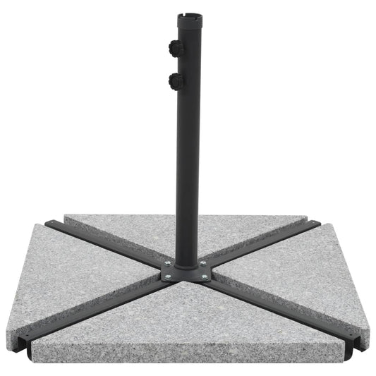 Berkfield Umbrella Weight Plate Granite 15 kg Triangular Grey