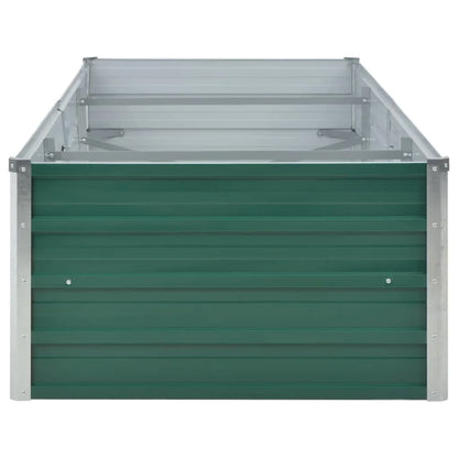 Berkfield Garden Raised Bed Galvanised Steel 240x80x45 cm Green