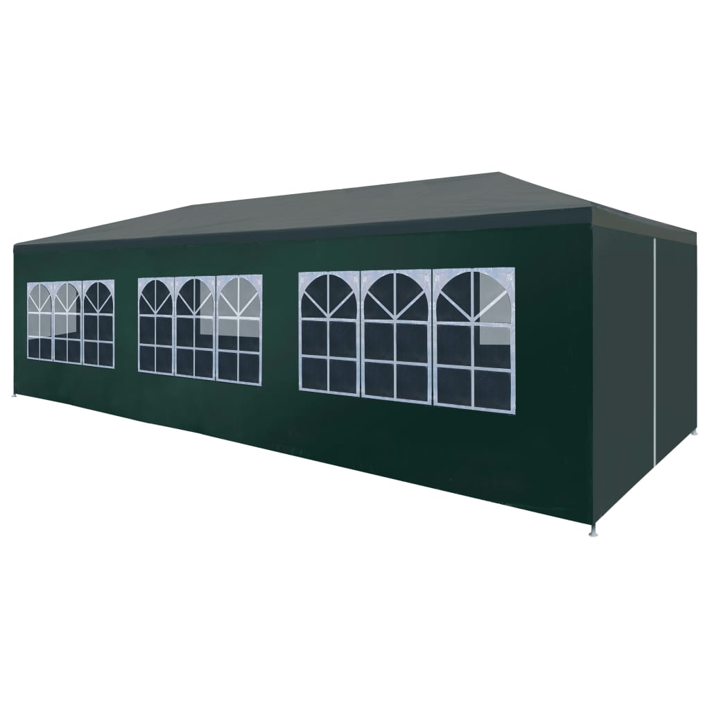 Berkfield Party Tent 3x9 m Green