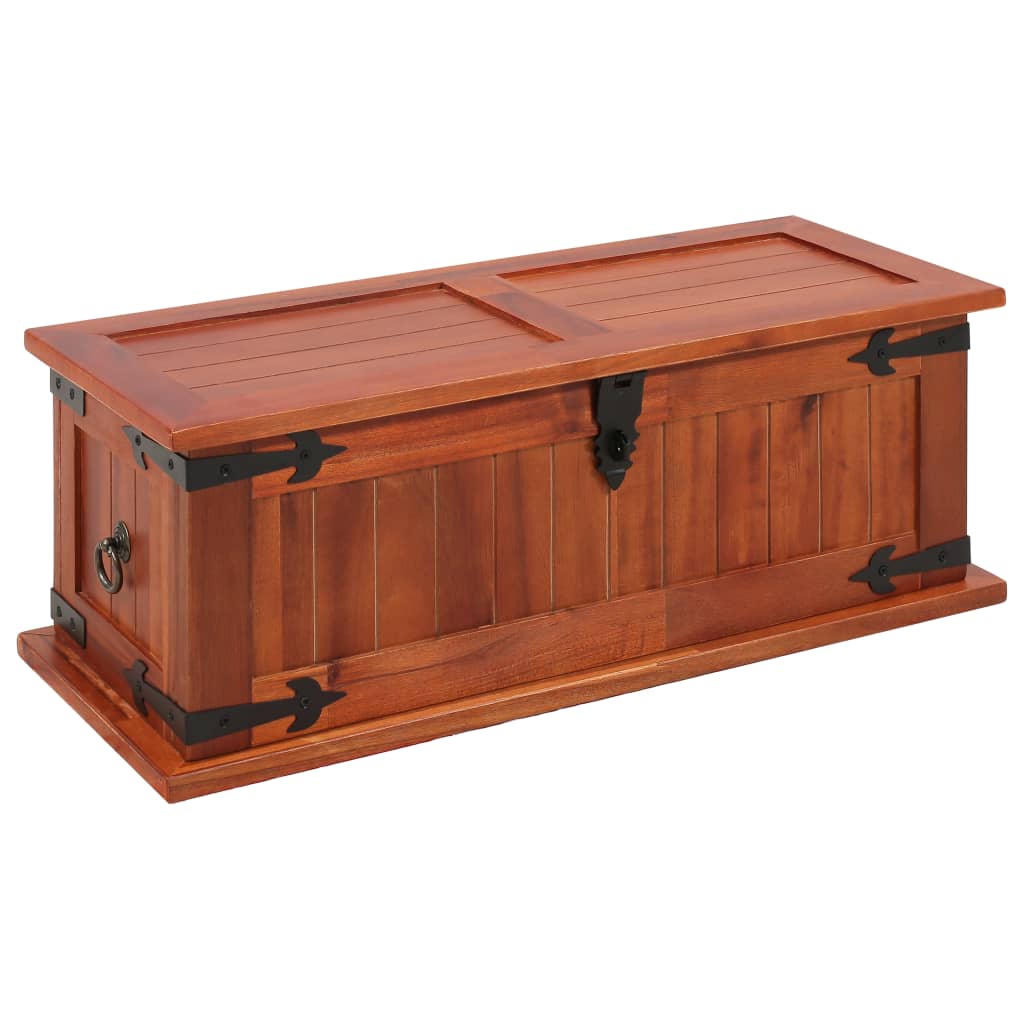 Berkfield Storage Chest 60x25x22 cm Solid Acacia Wood