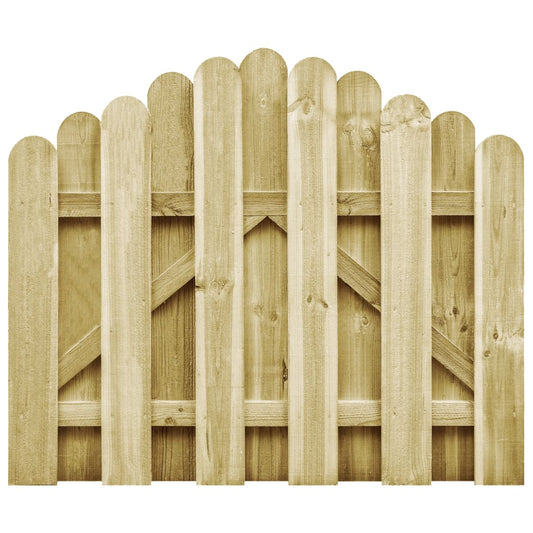 Berkfield Garden Gate Impregnated Pinewood 100x75 cm