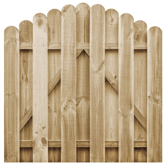 Berkfield Garden Gate Impregnated Pinewood 100x100 cm