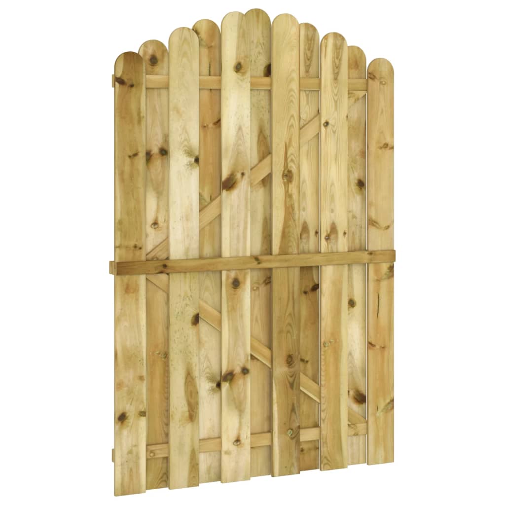 Berkfield Garden Gate Impregnated Pinewood 100x150 cm