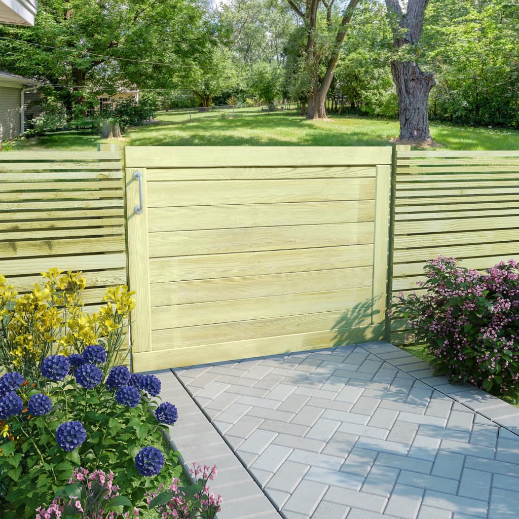Berkfield Garden Gate Impregnated Pinewood 75x100 cm