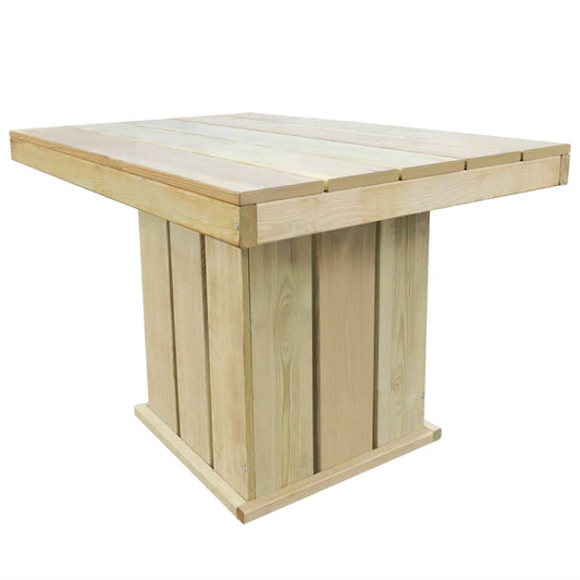 Berkfield Garden Table 110x75x74 cm Impregnated Pinewood