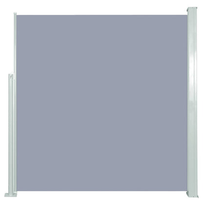 Berkfield Retractable Side Awning 140 x 300 cm Grey