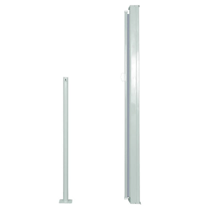 Berkfield Retractable Side Awning 140 x 300 cm Grey