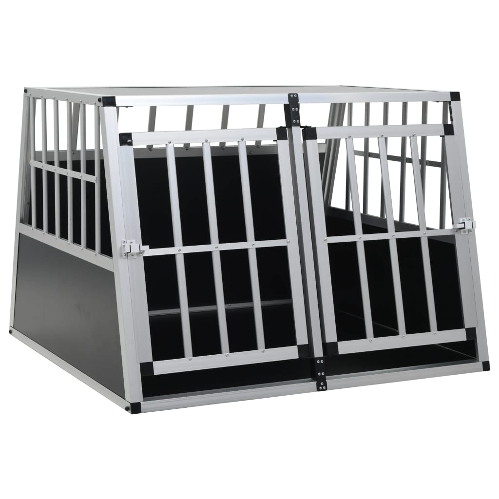 Berkfield Dog Cage with Double Door 94x88x69 cm