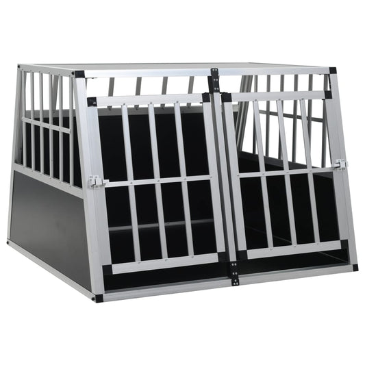 Berkfield Dog Cage with Double Door 94x88x69 cm