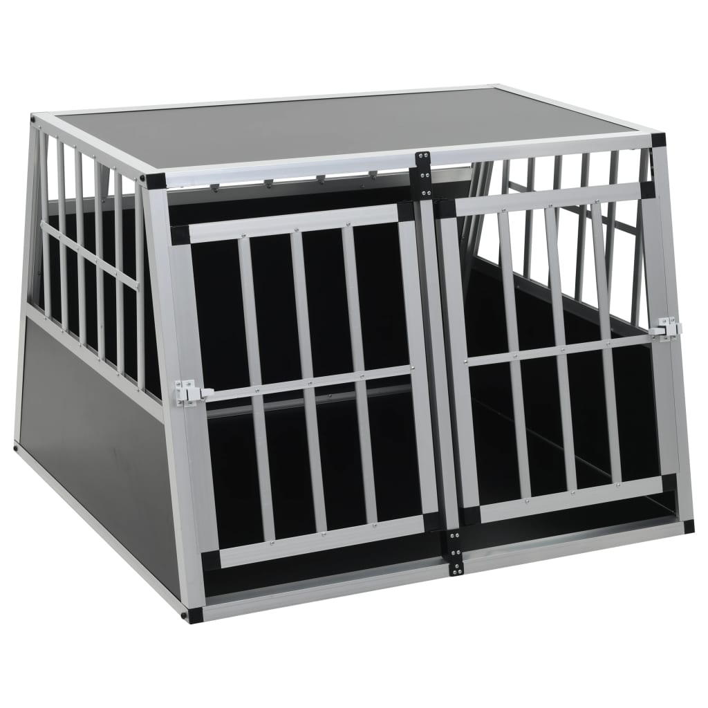 Berkfield Dog Cage with Double Door 94x88x69 cm