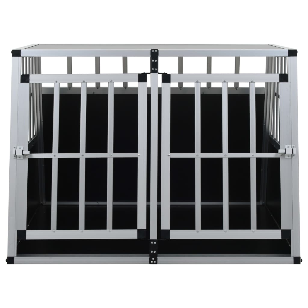 Berkfield Dog Cage with Double Door 94x88x69 cm