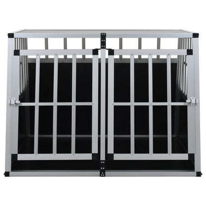 Berkfield Dog Cage with Double Door 94x88x69 cm