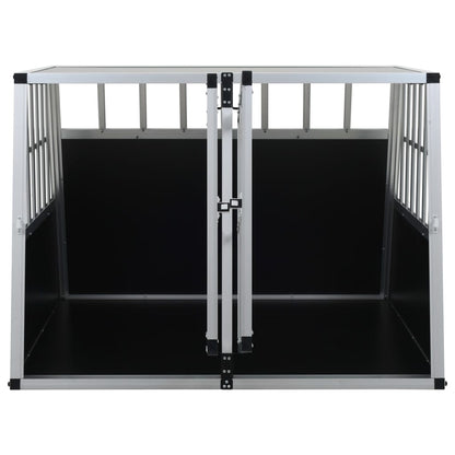 Berkfield Dog Cage with Double Door 94x88x69 cm