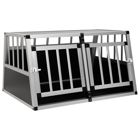 Berkfield Dog Cage with Double Door 89x69x50 cm
