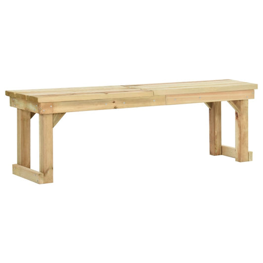 Berkfield Garden Bench 140 cm Impregnated Pinewood