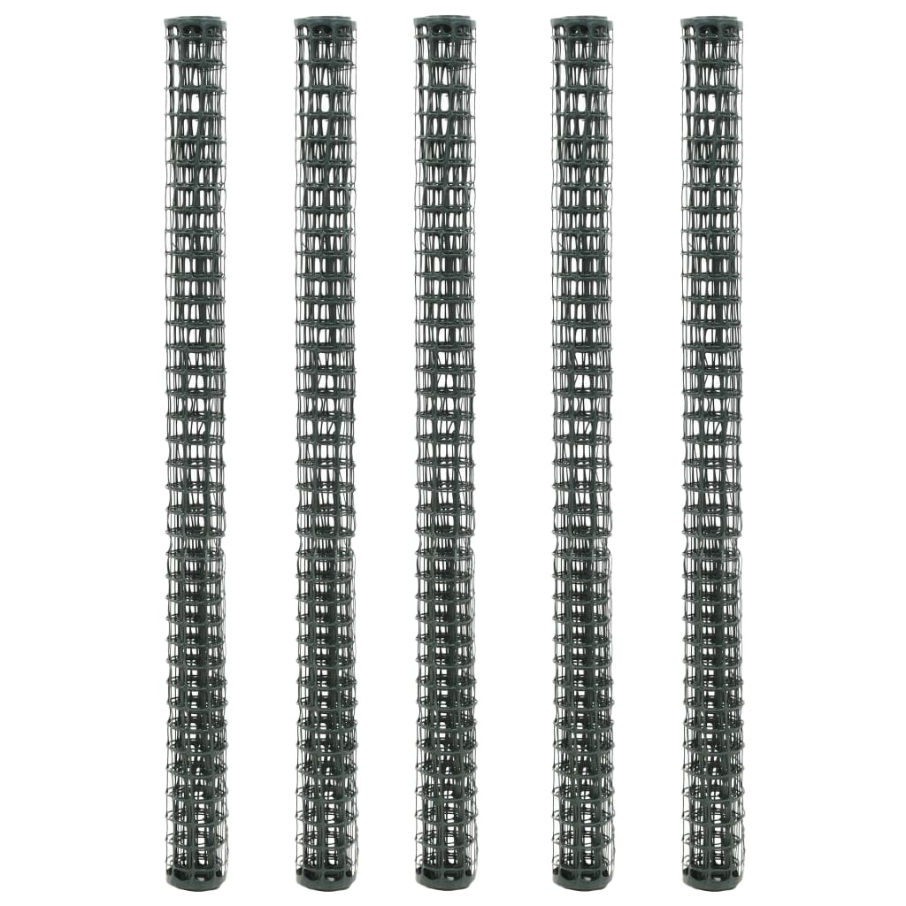 Berkfield Garden Fence Meshes 5 pcs HDPE 1x1.2 m Green