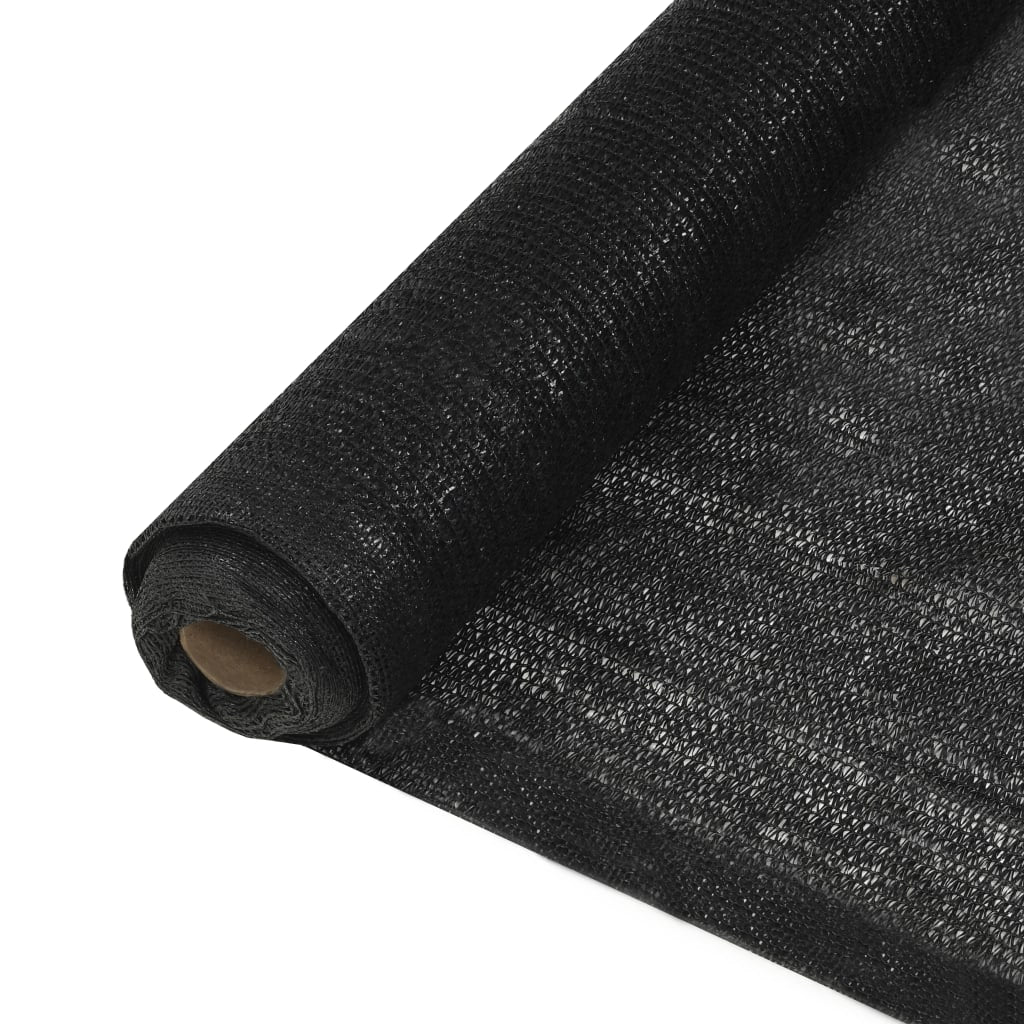 Berkfield Privacy Net HDPE 1x25 m Black