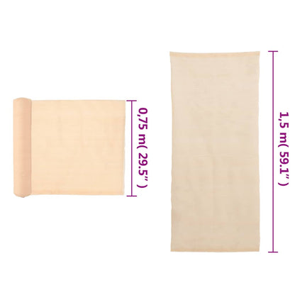 Berkfield Privacy Net HDPE 1.5x10 m Beige
