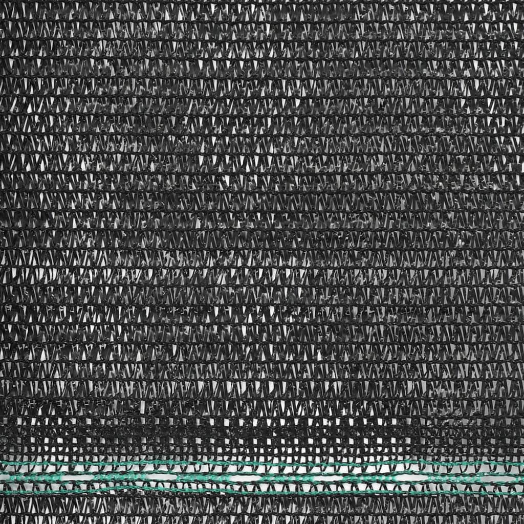 Berkfield Tennis Screen HDPE 1.6x25 m Black