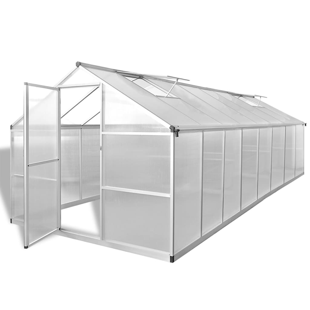 Berkfield Greenhouse Aluminium 481x250x195 cm 23.44 m�__