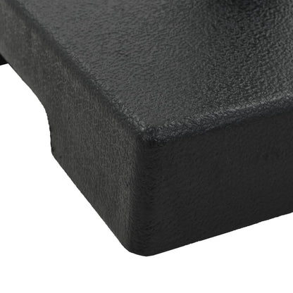 Berkfield Parasol Base Square Polyresin 8 kg Black