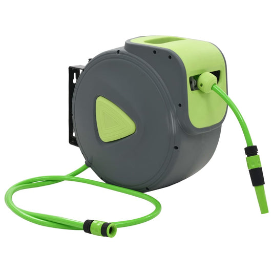 Berkfield Automatic Retractable Water Hose Reel Wall Mounted 30+2 m