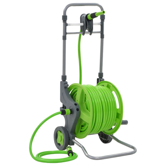 Berkfield Water Hose Reel with Wheels 45+2 m