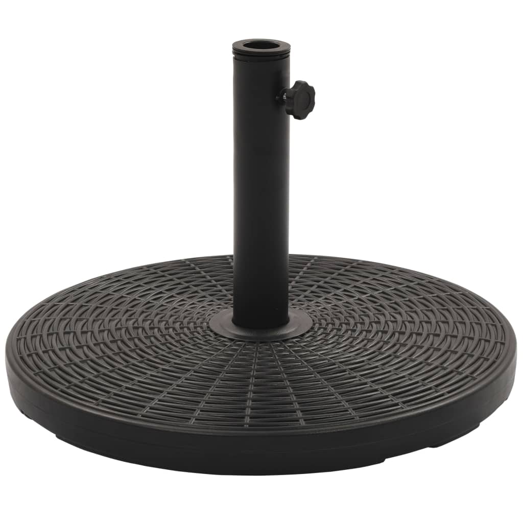 Berkfield Parasol Base Black Round 25 kg