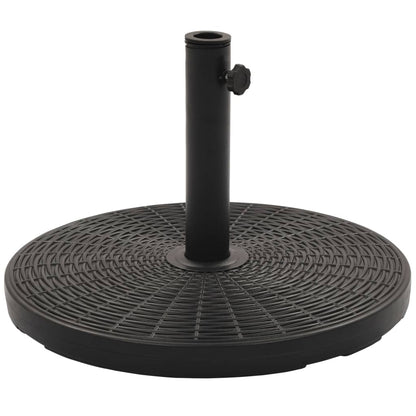 Berkfield Parasol Base Black Round 25 kg