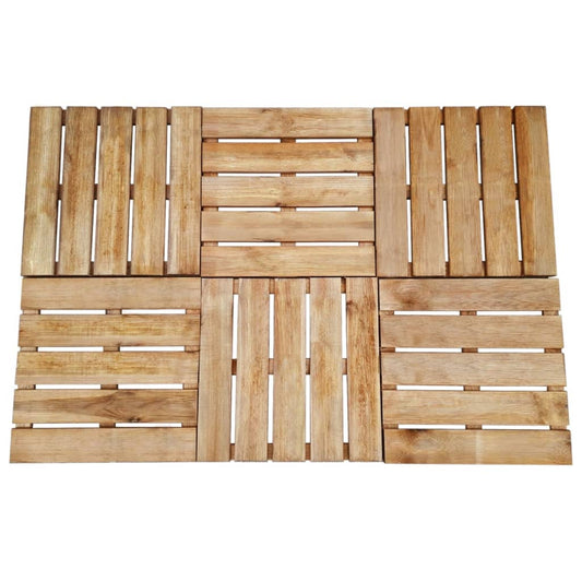 Berkfield Decking Tiles 6 pcs 50x50 cm Wood Brown