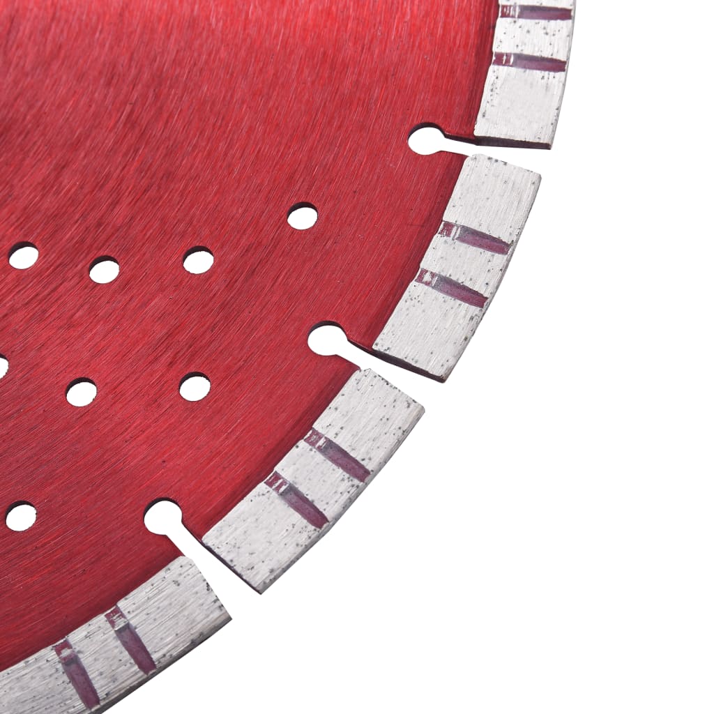 Berkfield Diamond Cutting Disc with Turbo and Holes Steel 300 mm