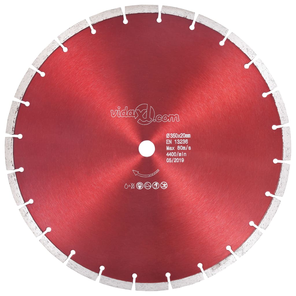 Berkfield Diamond Cutting Disc Steel 350 mm