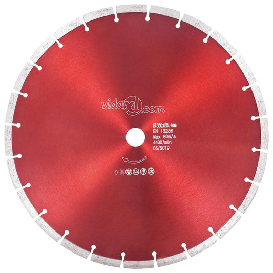 Berkfield Diamond Cutting Disc Steel 350 mm