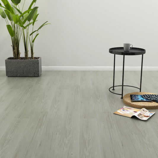 Berkfield Self-adhesive Flooring Planks 4.46 m�__ 3 mm PVC Grey
