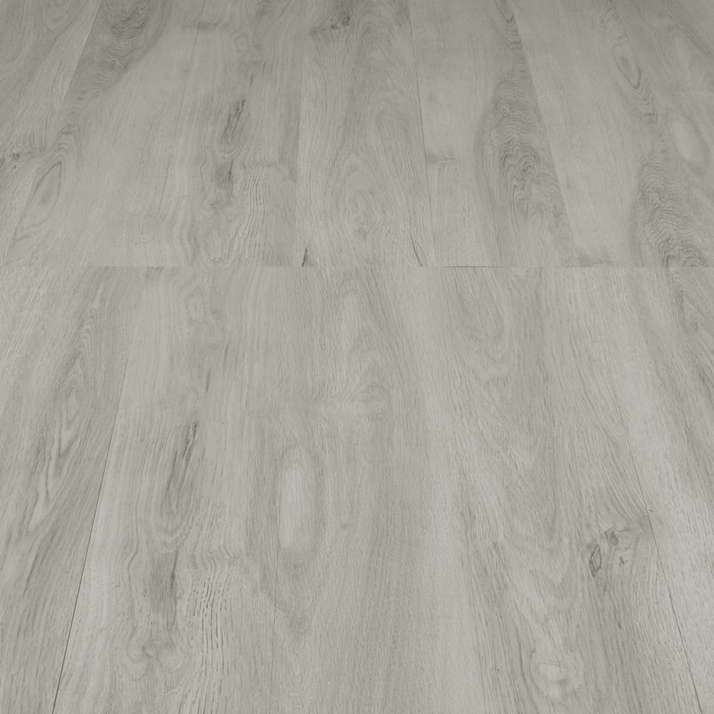Berkfield Self-adhesive Flooring Planks 4.46 m�__ 3 mm PVC Light Grey