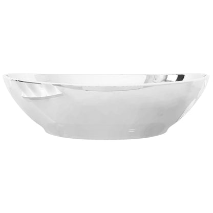 Berkfield Wash Basin 40x33x13.5 cm Ceramic Silver