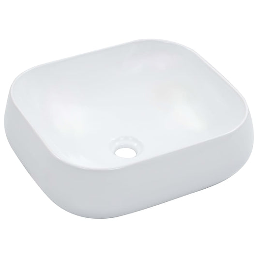 Berkfield Wash Basin 44.5x39.5x14.5 cm Ceramic White