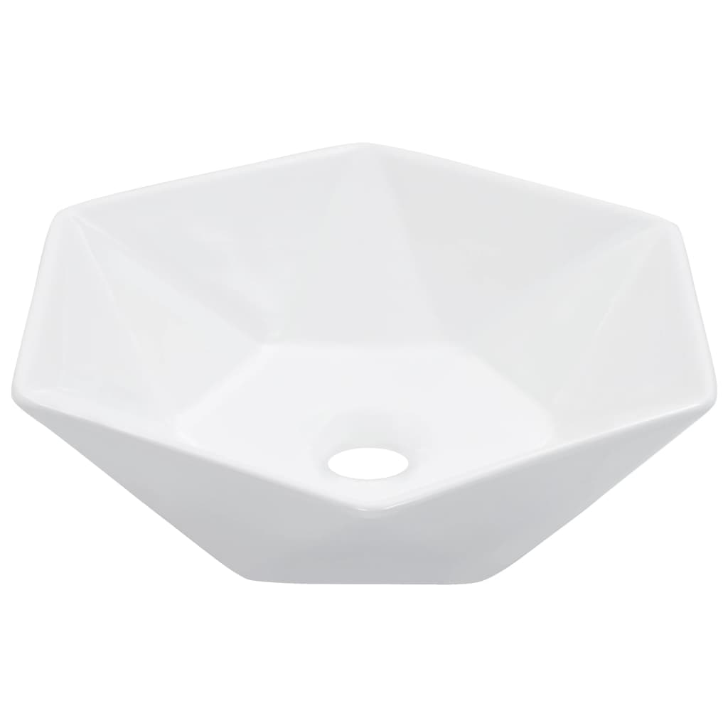 Berkfield Wash Basin 41x36.5x12 cm Ceramic White