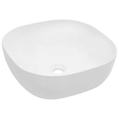 Berkfield Wash Basin 42.5x42.5x14.5 cm Ceramic White