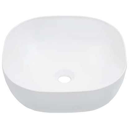 Berkfield Wash Basin 42.5x42.5x14.5 cm Ceramic White
